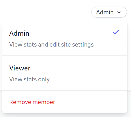 Change user roles or remove users