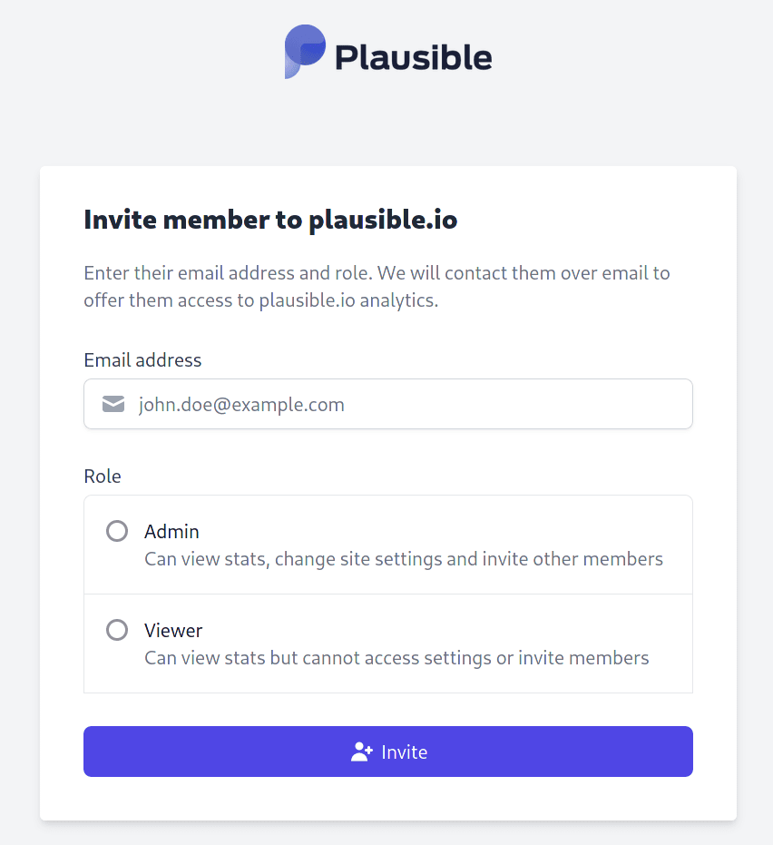 Invite users, assign roles and remove users